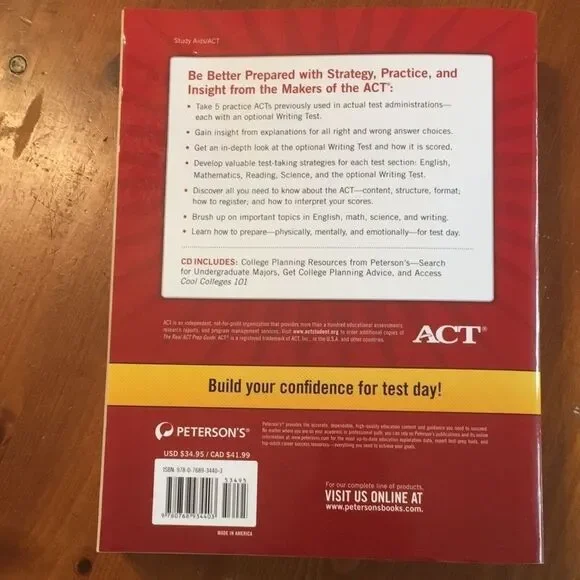 The Real ACT Prep Guide 3rd Edition - Picture 9 of 11